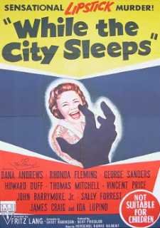 WHILE THE CITY SLEEPS - NO SILÊNCIO DE UMA CIDADE - 1956
